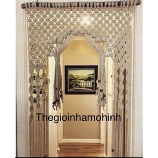 Mành macrame treo cửa kích thước đặt theo yêu cầu