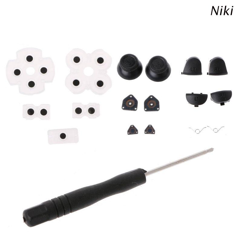 Bộ nút cò bấm và lò xo cần gạt joystick và cao su dẫn điện cho tay cầm PS4