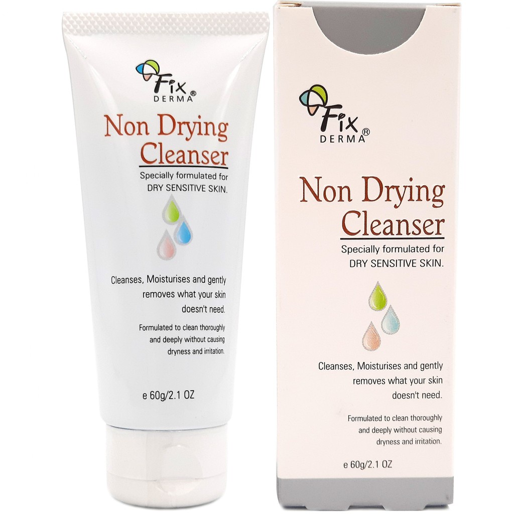 SỮA RỬA MẶT SÁNG DA, LÀM SẠCH SÂU, DÀNH CHO MỌI LOẠI DA - FIXDERMA NON DRYING CLEANSER 60g
