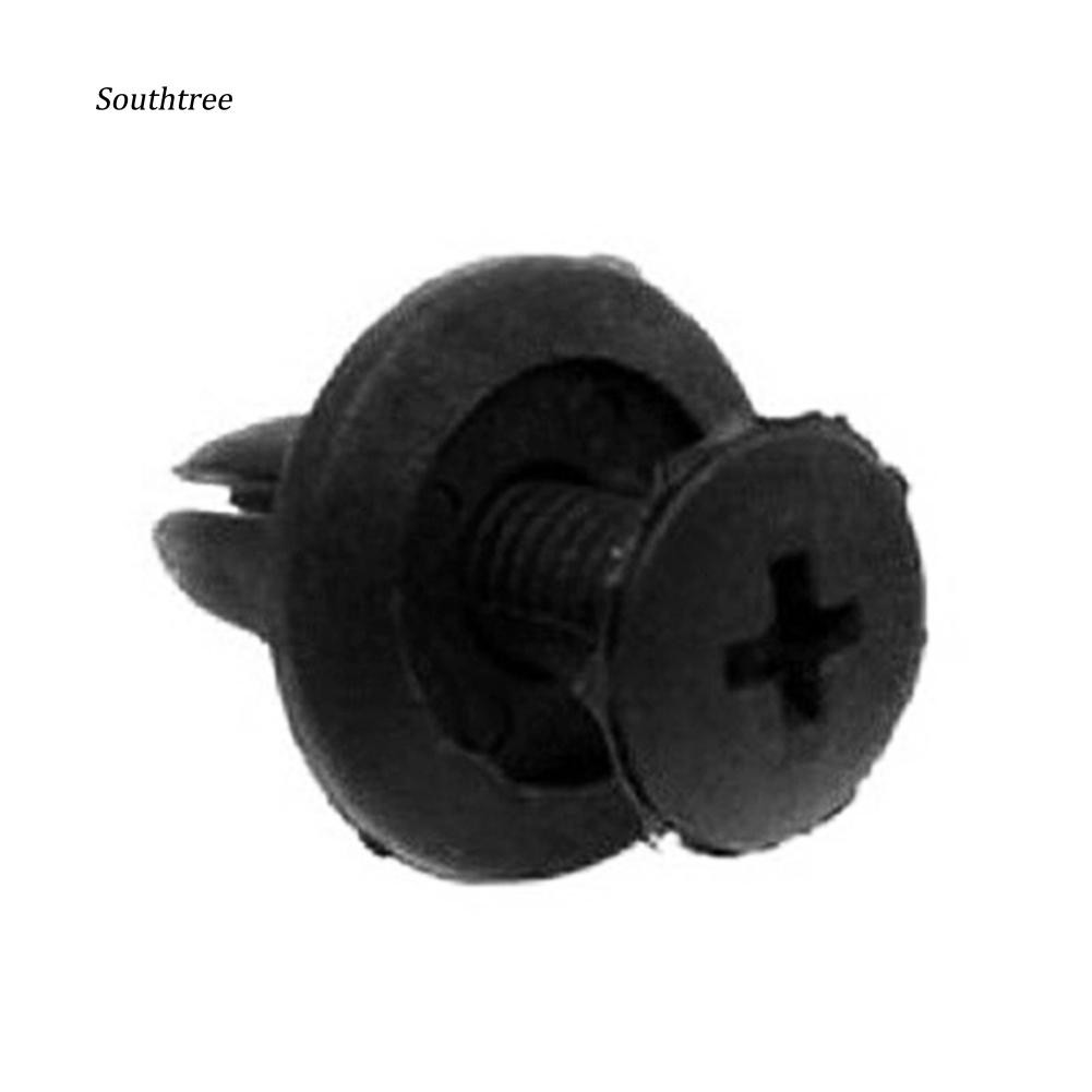 Bộ 100 đinh tán nhựa 6mm chuyên dụng cho xe hơi