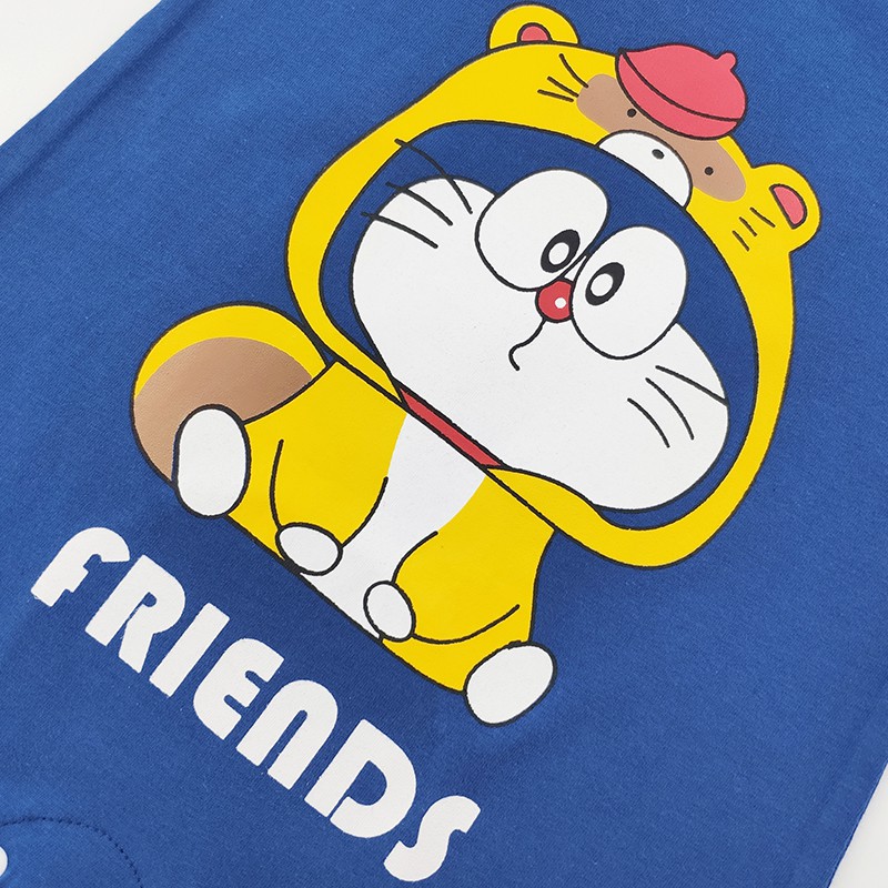 Bodysuit bé sơ sinh, áo sơ sinh cho bé từ 1 tháng đến 1 tuổi họa tiết doraemon chất liệu cotton 100% cao cấp  BD151