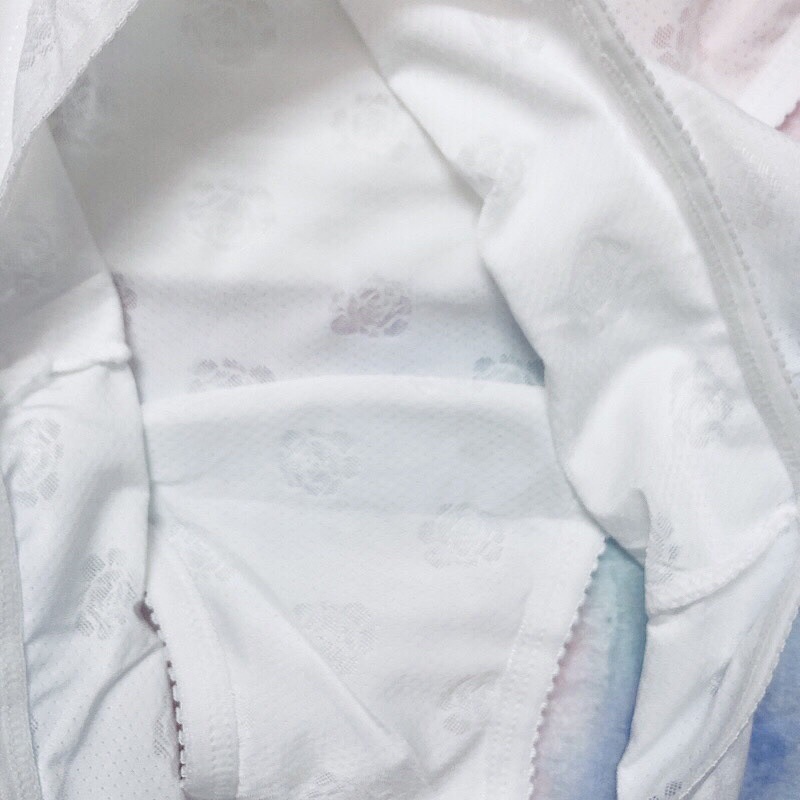 Combo 5 quần lót nữ màu trắng hoa gấm siêu mát.