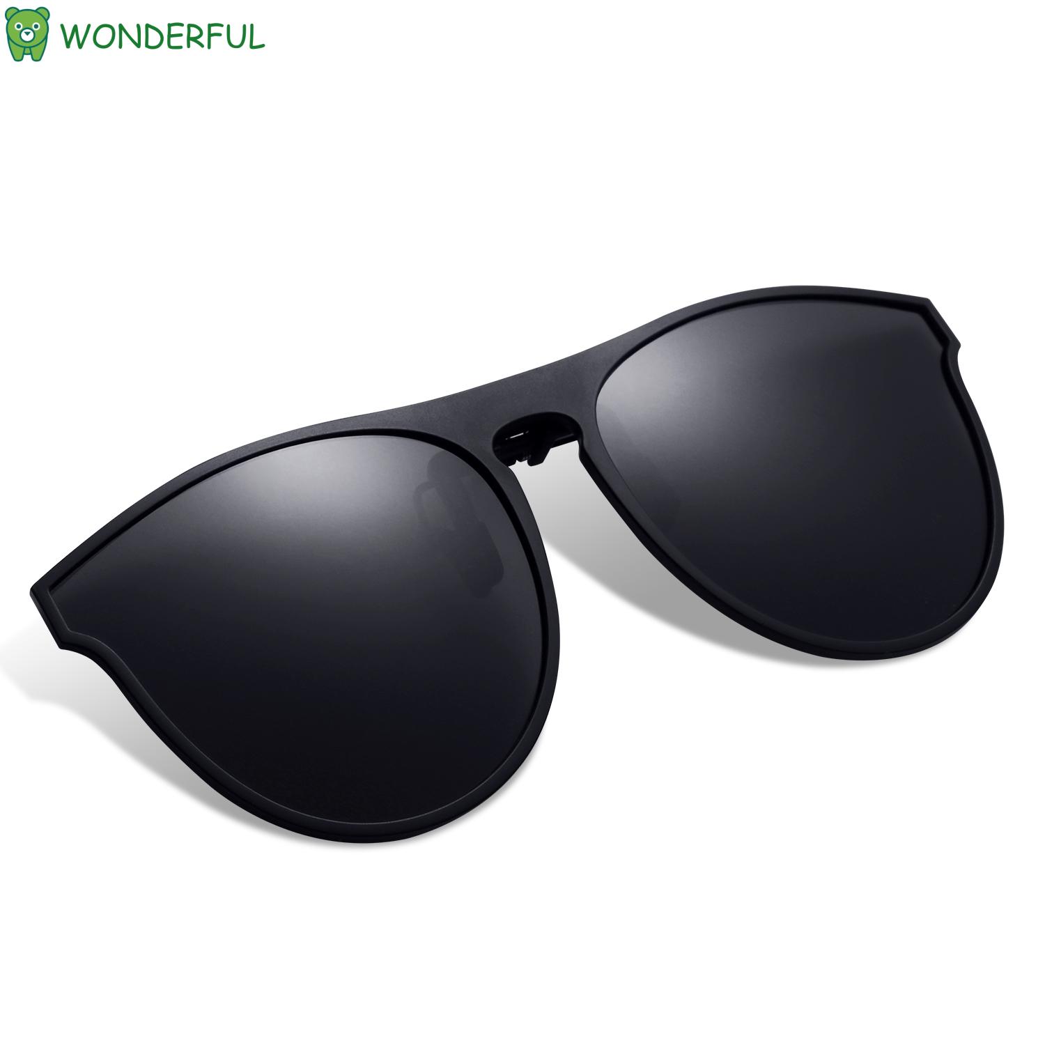 (Hàng Mới Về) Kính Mát Phân Cực Chống Tia Uv Có Thể Lật Thời Trang