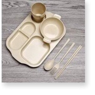 khay lúa mạch 6 món❗FREESHIP❗ 6 món cho bé ăn dặm
