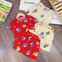 COMBO 3 BỘ- Đồ bộ lanh lụa cho bé trai