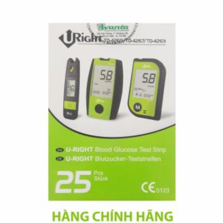 Que thử đường huyết Uright 25 TD4265, 4267