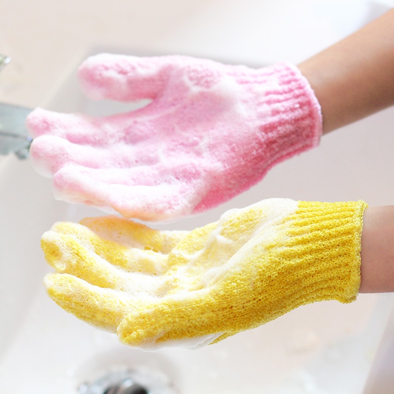Găng tay tẩy tế bào chết mát xa cơ thể khi tắm tiện lợi chất lượng cao