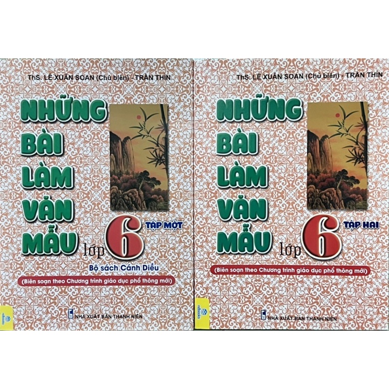 Sách -  Những Bài Làm Văn Mẫu Lớp 6 - Bộ Sách Cánh Diều