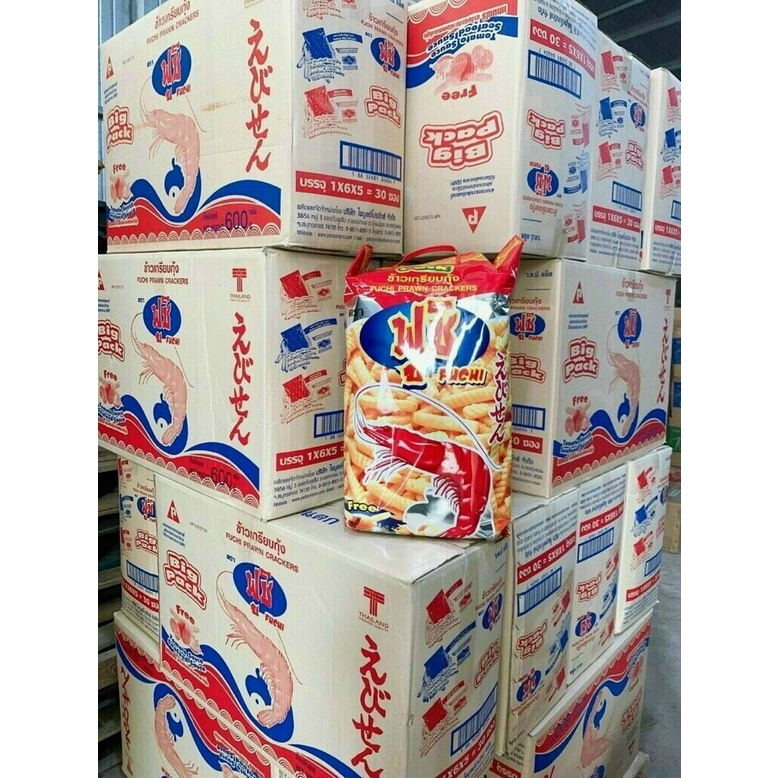 Bim bim tôm khổng lồ FUCHI Thái Lan 600g