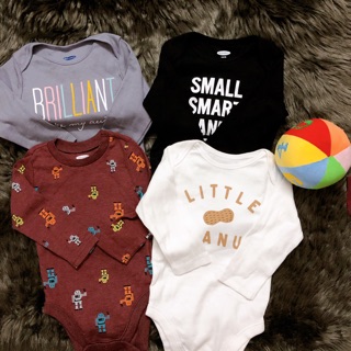 Set 4c body chip dài tay Old Navy (inb chọn size màu)