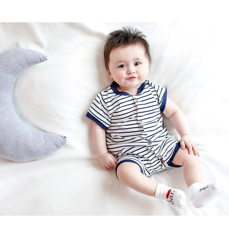 BODY HẢI QUÂN KẺ CHO BÉ TRAI 3-13KG -Bé Xinh Shop