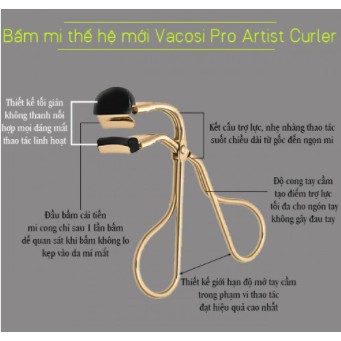 Bấm mi thế hệ mới Vacosi Pro Artist Curler