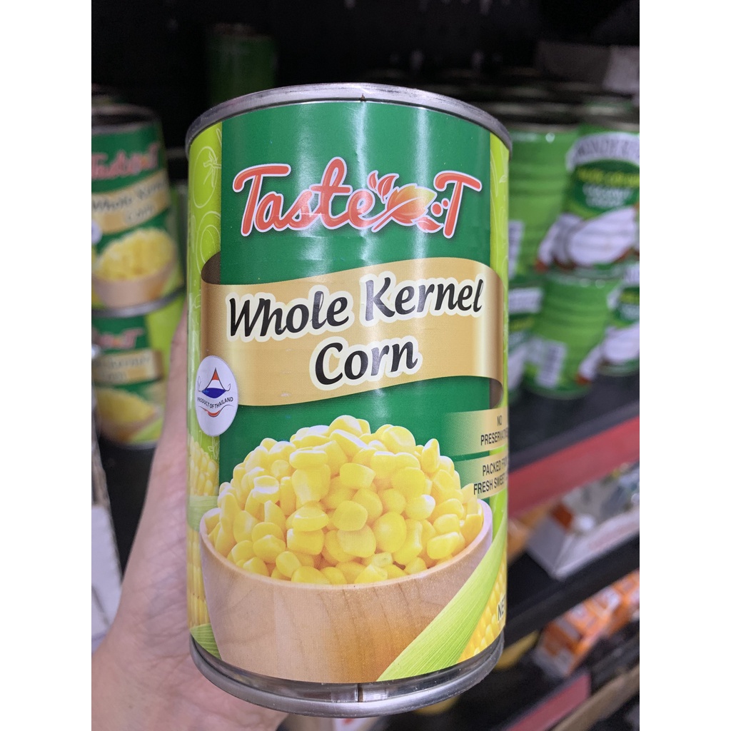 Bắp hạt đóng hộp Taste T whole Kernel Corn 420g
