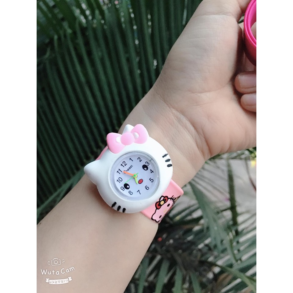 Đồng Hồ Điện Tử Dễ Thương Cho Bé - LHBV đồng hồ đeo tay hình mèo micky