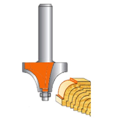 MŨI PHAY GỖ LÓM R: 1-15MM CỐT 12.7MM(1/2), MŨI SOI GỖ HÀNG ĐẸP