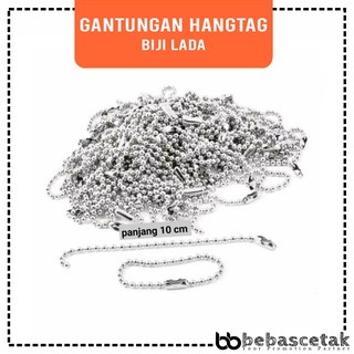 Image of Rantai kuku biji lada ring rantai kunci gantungan hangtag hang tag