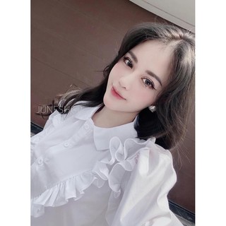 ⚡️BÁN SỈ⚡️Đầm trắng bèo thắt dây eo