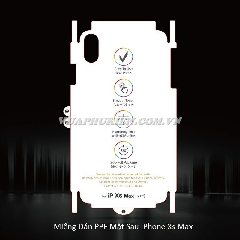 [Combo 2 mặt Trước + Sau] Miếng dán PPF cho iPhone Xs Max/Xr/X/Xs/7/8 Plus/7/8/6/6S Plus/6/6S chống xước và trầy máy