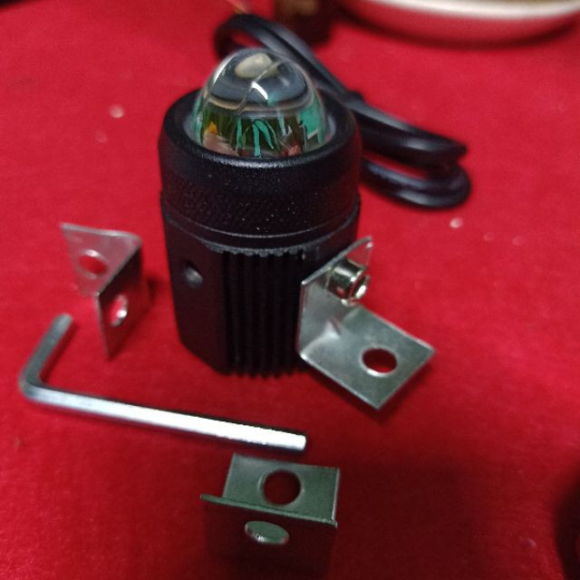 Pát gắn đèn trợ sáng bi cầu mini xe máy