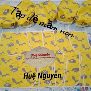 Tạp dề mầm non (k kèm mũ)