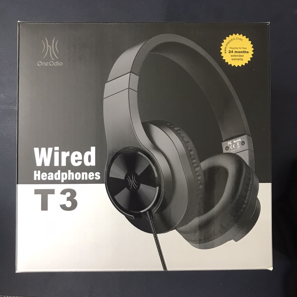 Tai nghe Oneodio T3 - Oneodio T3 Tai Nghe Có Dây Trên Tai Tai Nghe Có Micro Bass Chính hãng