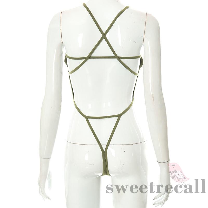 Áo Liền Quần Một Mảnh Màu Trơn Hở Lưng Cho Nữ | BigBuy360 - bigbuy360.vn