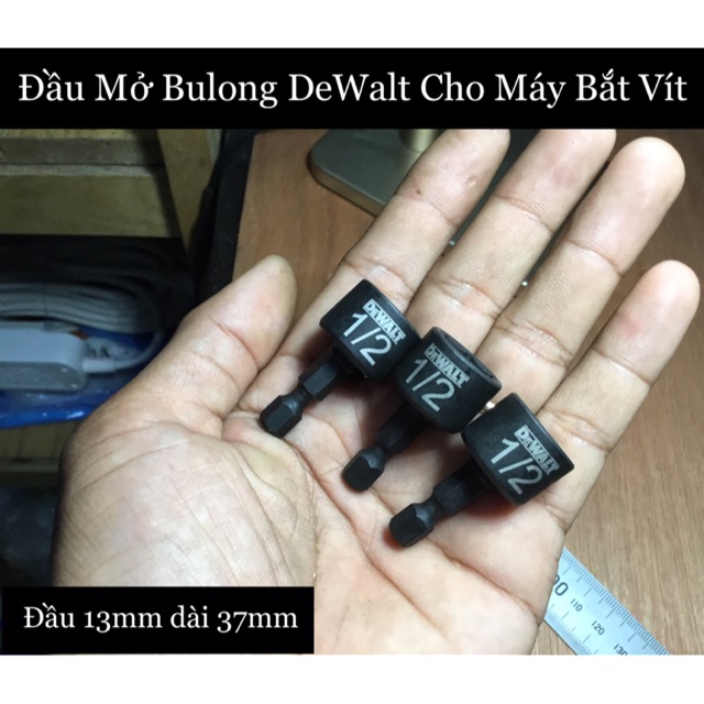 Đầu Mở Bulong DeWalt Cho Máy Bắt Vít 13mm