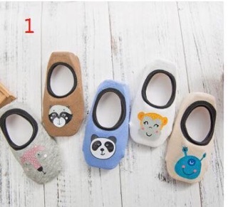 Set 5 đôi giầy tất chống trơn