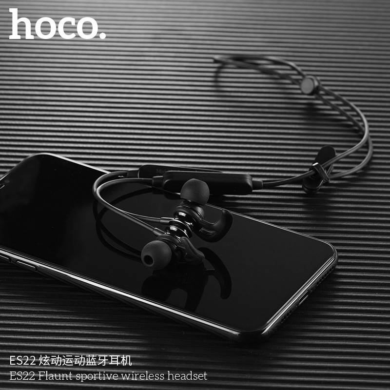 Tai nghe bluetooth thể thao Hoco ES22 Flaunt V4.2 - Hãng phân phối chính thức