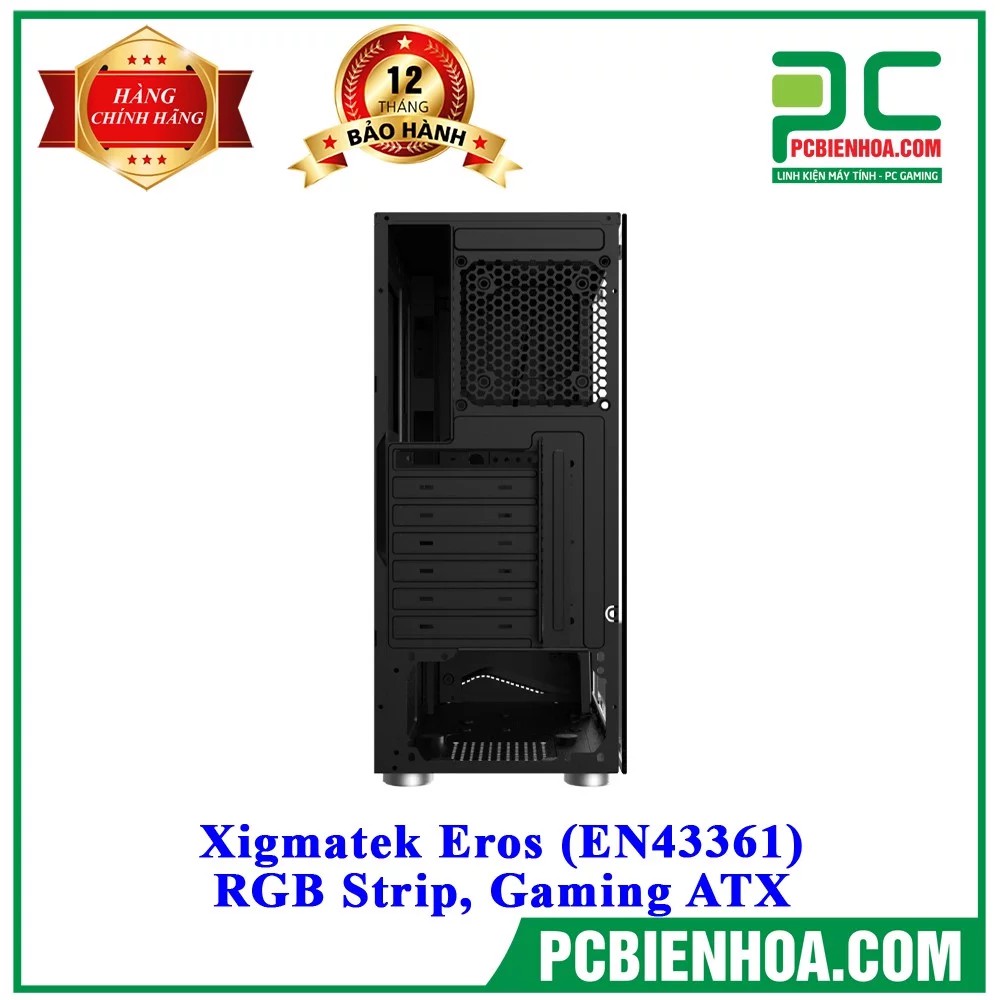[Mã ELFLASH2 hoàn 10K xu đơn 20K] Vỏ Case XIGMATEK EROS (EN43361)-RGB STRIPGAMIN | BigBuy360 - bigbuy360.vn