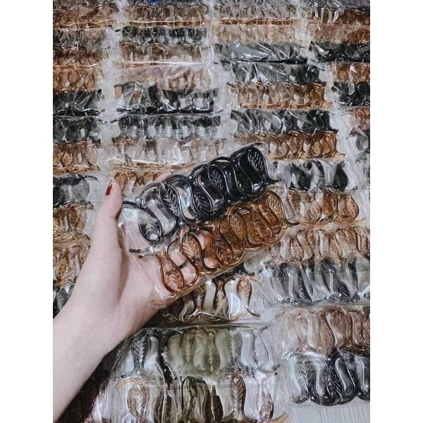 Kẹp càng cua 3 răng, 5 răng màu đen, màu vàng