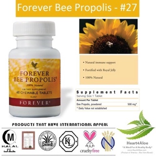 Thực phẩm bảo vệ sức khoẻ forever Bee propolis ( viên sáp ong 027 flp)
