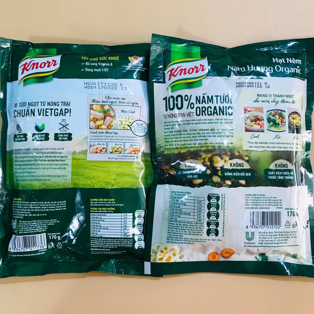 Hạt nêm Knorr gói 170g