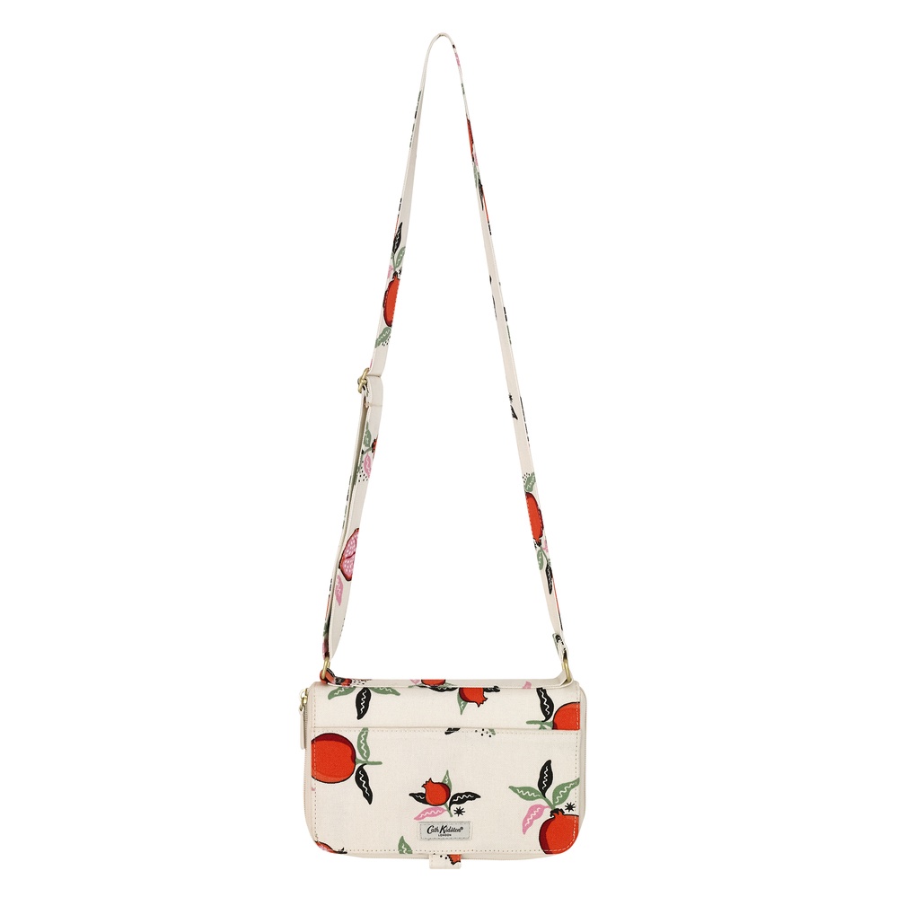 Cath Kidston - Túi đeo chéo/The Everything Cross Body - Pomegranate - Cream -1048841