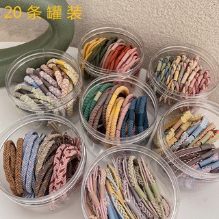 Set 20 dây buộc tóc co giãn nhiều màu sắc thời trang cho nữ