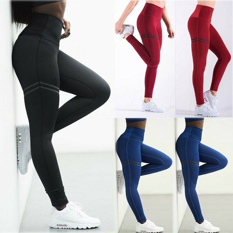 Quần Legging Thể Thao Lưng Cao Co Giãn Tốt Thời Trang Cho Nữ