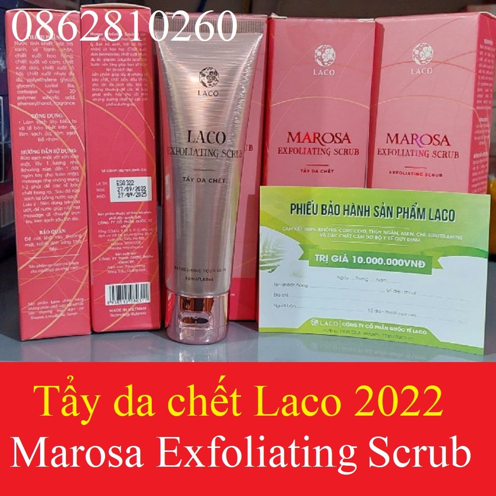 TẨY DA CHẾT MAROSA - TẨY DA CHẾT LACO MAROSA EXFOLIATING SCRUB