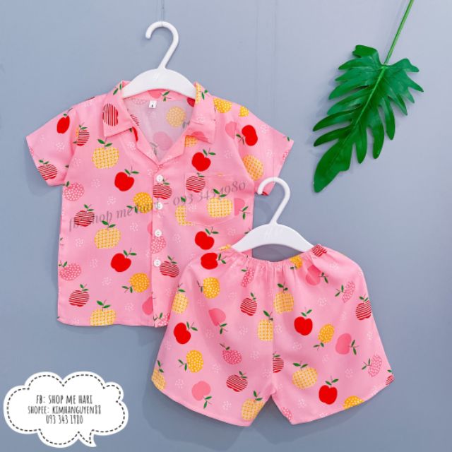 Bộ tole/ bộ lanh pijama đùi tay ngắn - Link 4 - size 16-32kg ( còn nhiều mẫu )