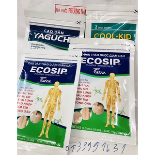 Cao dán thảo dược ECOSIP-gói 5 miếng