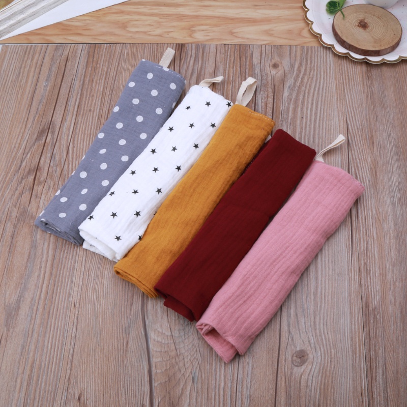 Bộ 5 Khăn Cotton Mềm Mại Dễ Sử Dụng Cho Bé