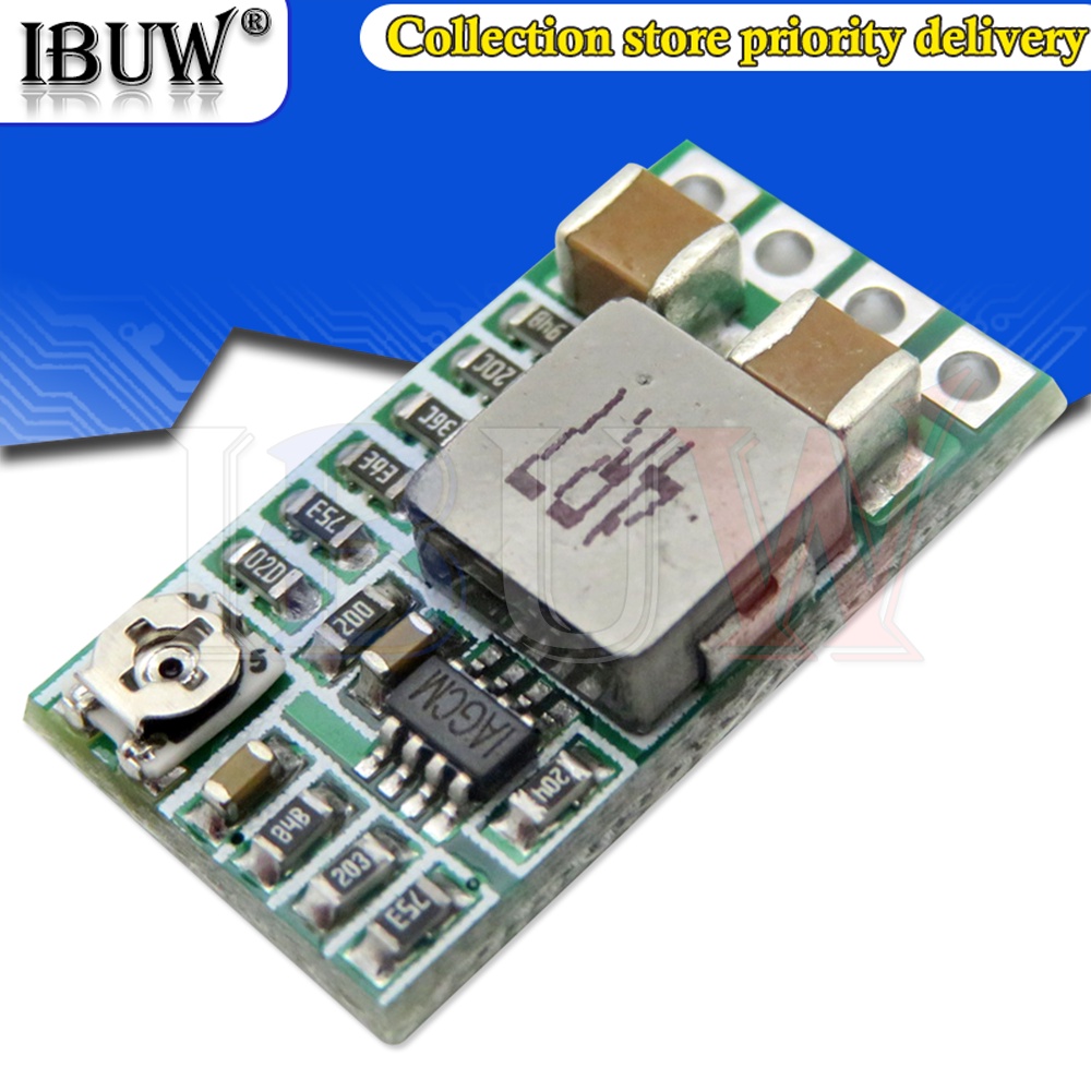 1 Mô Đun Giảm Áp Mini DC-DC 12-24V Xuống 5V 3A 97.5% 1.8V 2.5V 3.3V 5V 9V 12V
