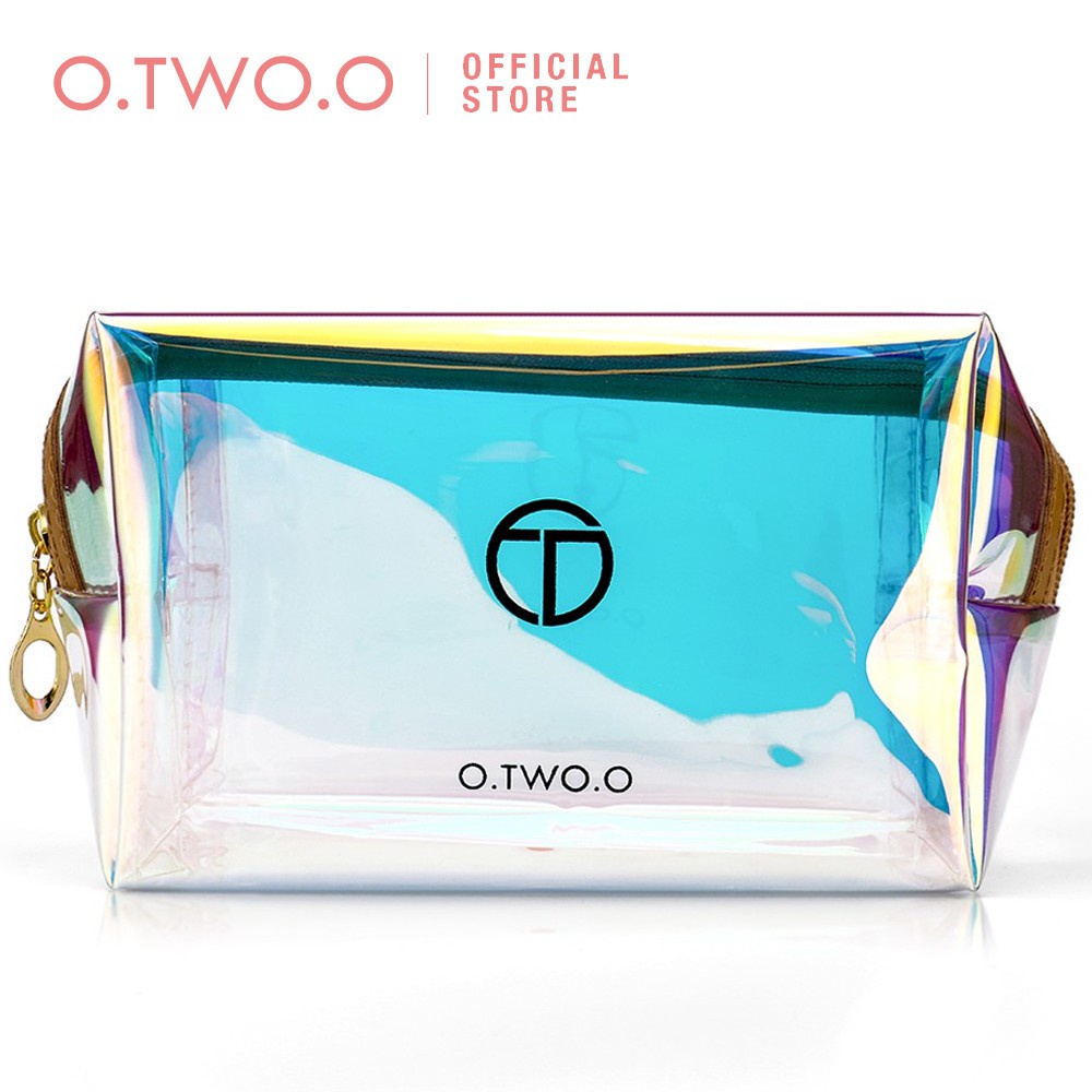 Túi đựng mỹ phẩm O.TWO.O thiết kế khóa kéo nhiều màu sắc tiện dụng 85g 11cm * 16cm * 8cm