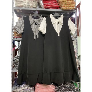 Váy bầu công sở hàng thiết kế chất lụa Hàn Châu cao cấp VB2