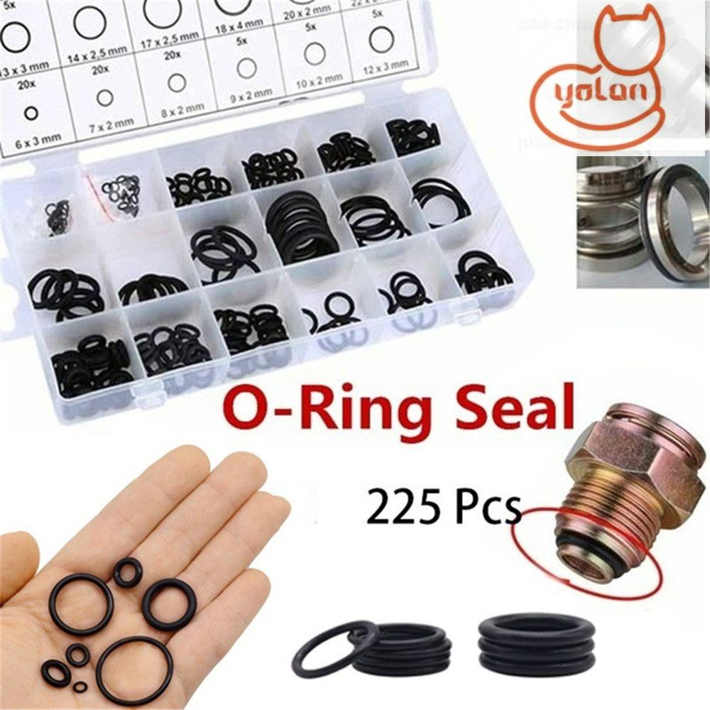 Set 225 Gioăng Cao Su Tròn Sửa Chữa Ống Nước / Dầu Tự Động