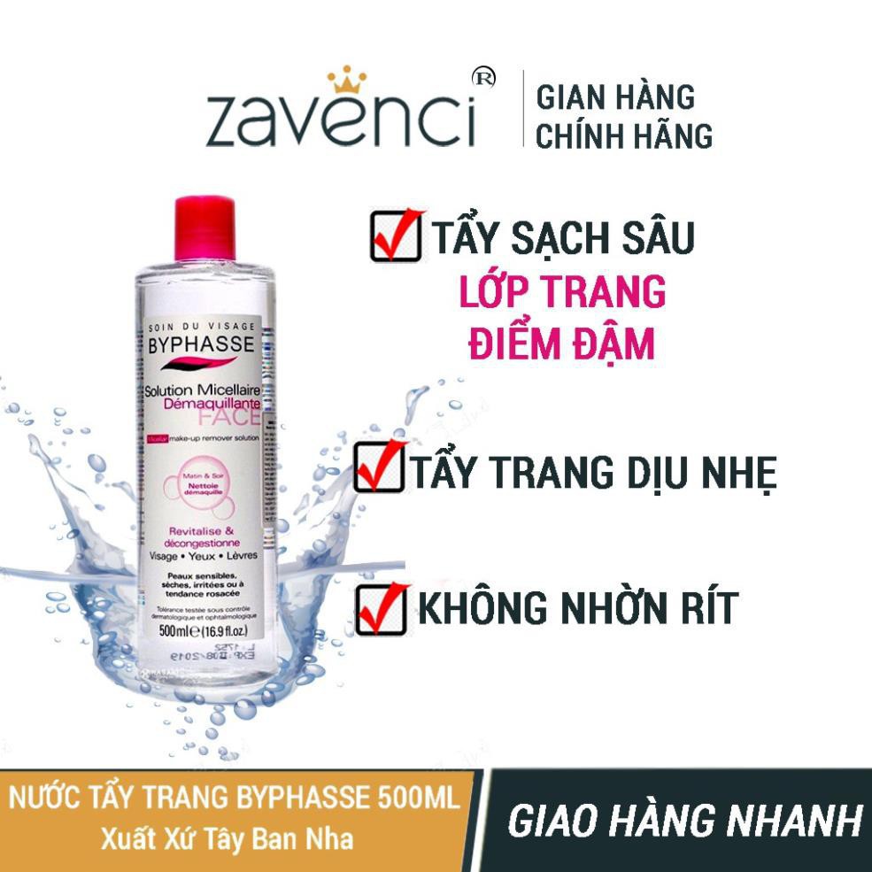 [BẢN NHẬP KHẨU] Nước Tẩy Trang BYPHASE Micellar Water Làm Sạch Sâu Phù Hợp Với Mọi Loại (Mẫu mới -500ml) | BigBuy360 - bigbuy360.vn