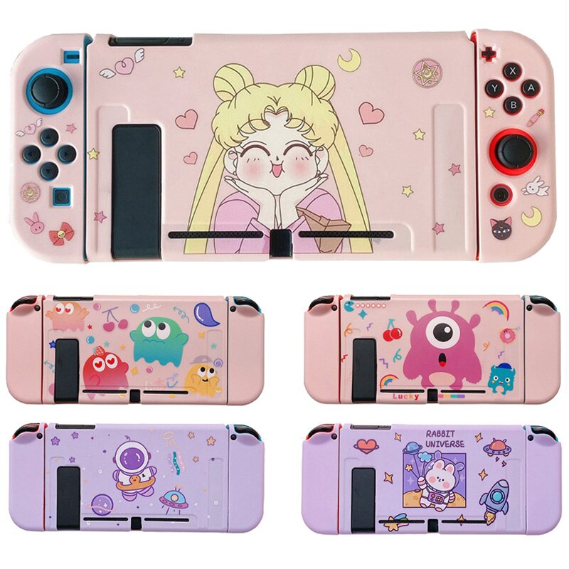 Ốp TPU Mềm In Hình Hoạt Hình Dễ Thương Bảo Vệ Cho Máy Chơi Game Nintendo Switch