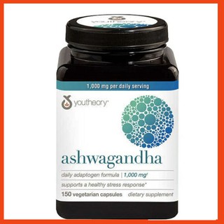 [ Bill Mỹ] Nhân Sâm Ấn Độ  Youtheory Ashwagandha 1500mg 150 viên