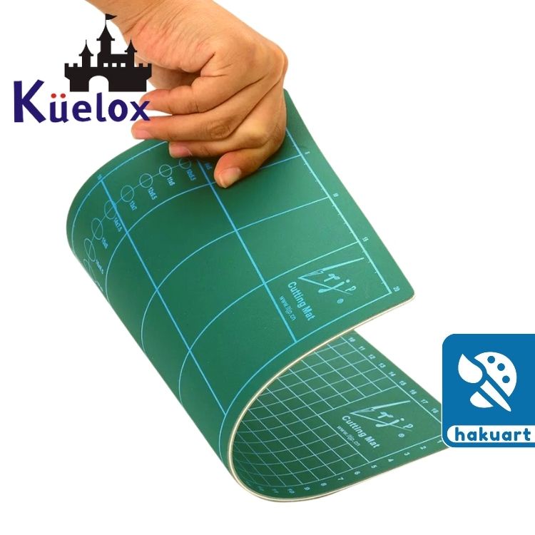 Bảng Cắt Tự Lành Thủ Công KUELOX Thước Kẻ Ô Ly  - Họa Cụ Hakuart