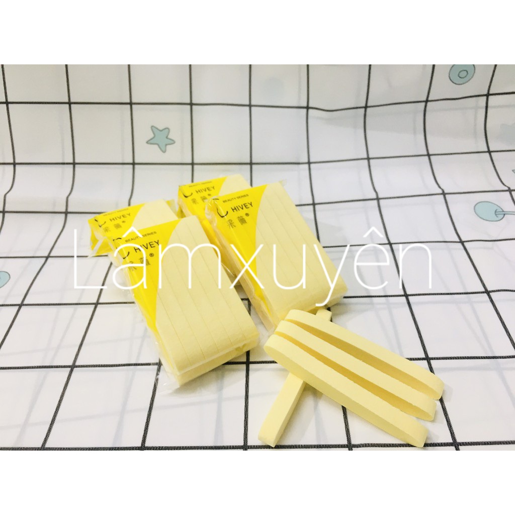 Bông nở rửa mặt bọt biển mềm mịn thấm hút