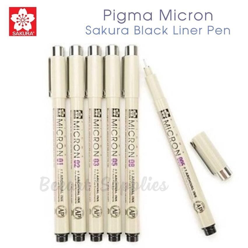 Bút vẽ kỹ thuật PIGMA MICRON/PIGMA BRUSH (Mực đen)